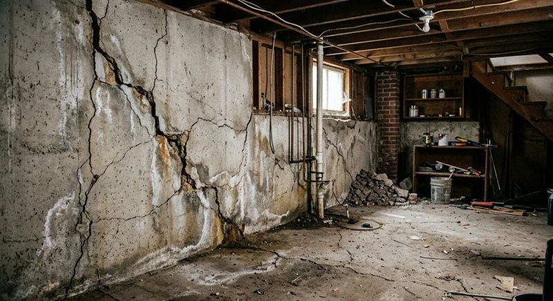 Basement Crack Repair in Houghton Lake, MI