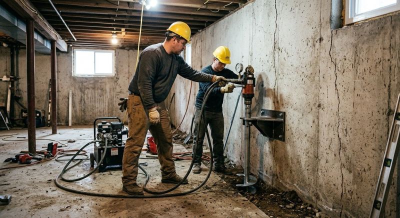 Basement Stabilization in Houghton Lake, MI