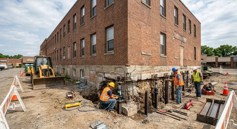 Commercial Foundation Repair in Houghton Lake, MI
