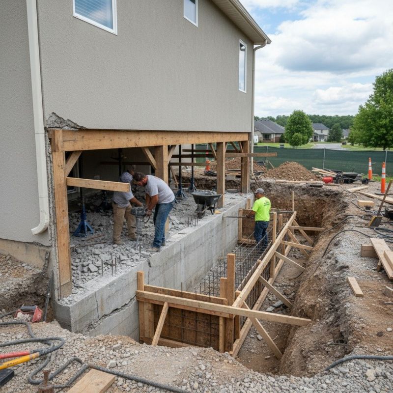 Concrete Foundation Repair in Higgins Lake, MI