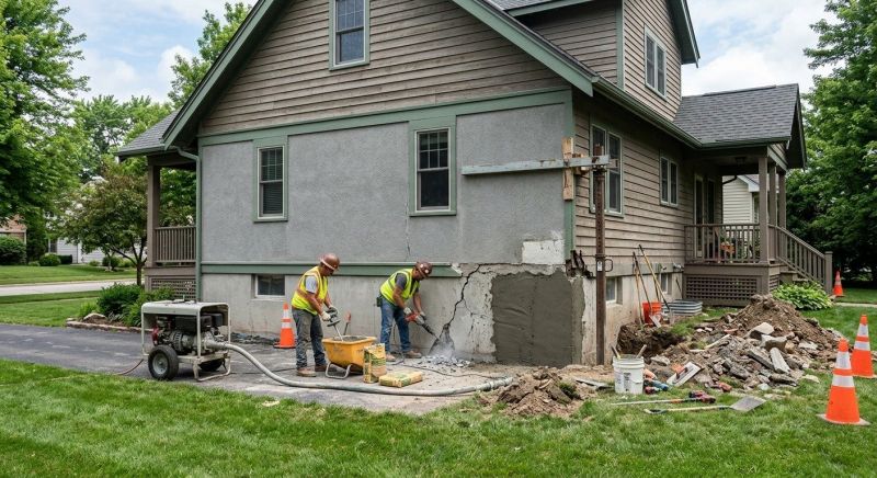 Concrete Foundation Repair in Houghton Lake Heights, MI