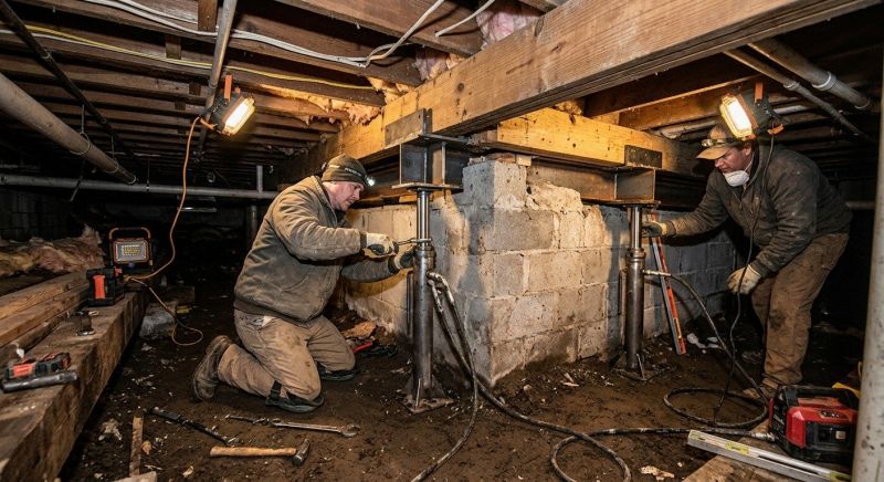 Concrete Foundation Repair in Houghton Lake, MI
