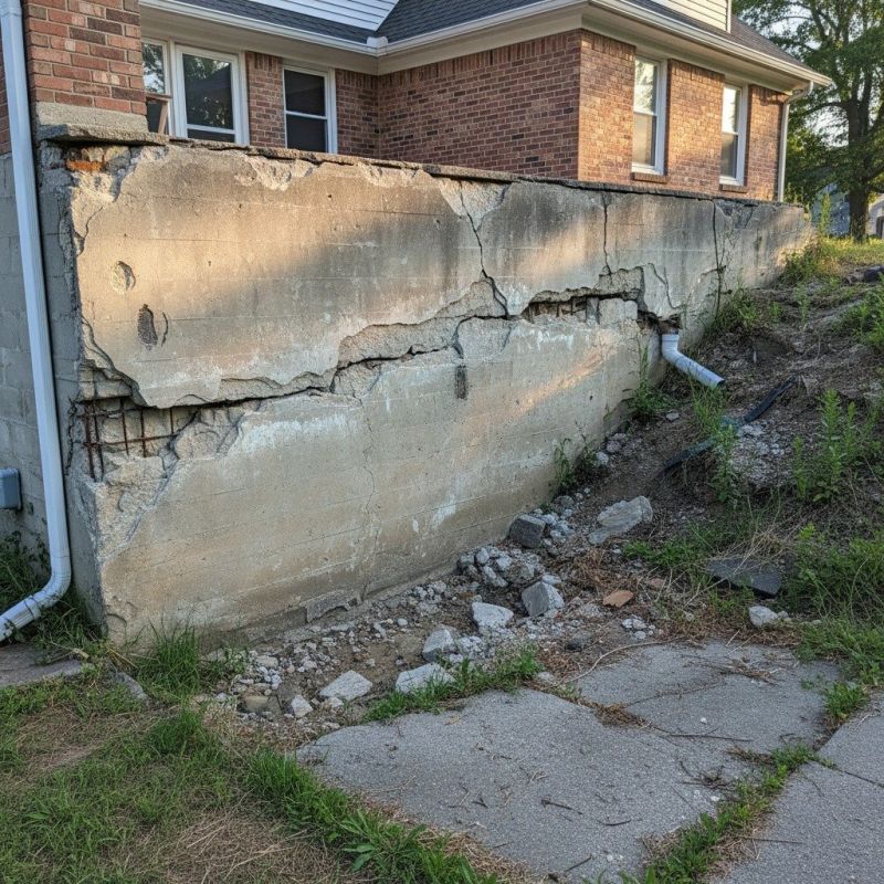 Cracked Foundation Repair in Harrison, MI