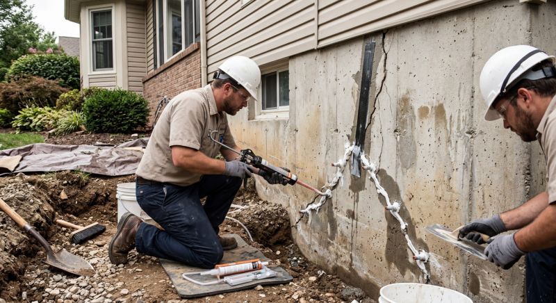 Cracked Foundation Repair in Roscommon County, MI