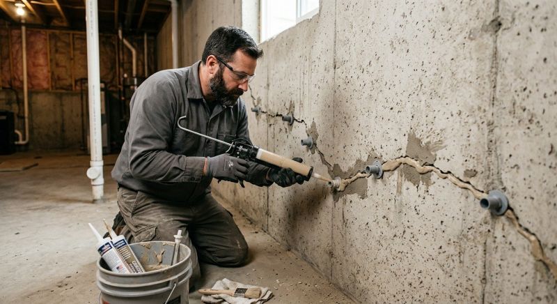 Cracked Foundation Repair in Roscommon County, MI
