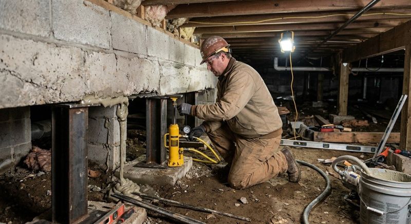 Crawl Space Leveling in Houghton Lake, MI