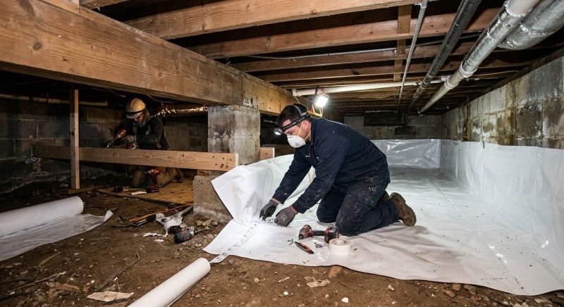 Crawl Space Leveling in Houghton Lake, MI