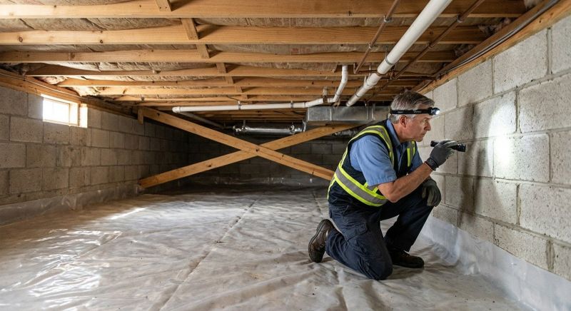 Crawl Space Leveling in Houghton Lake, MI