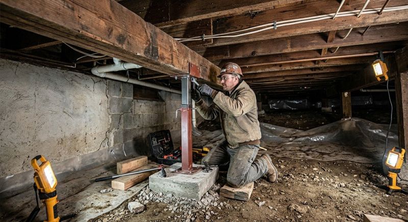 Crawlspace Foundation Repair in Grayling, MI