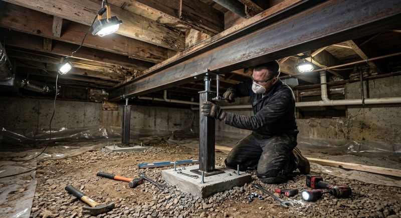 Crawlspace Structural Repair in Houghton Lake, MI