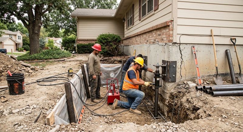 Deep Foundation Repair in Houghton Lake, MI