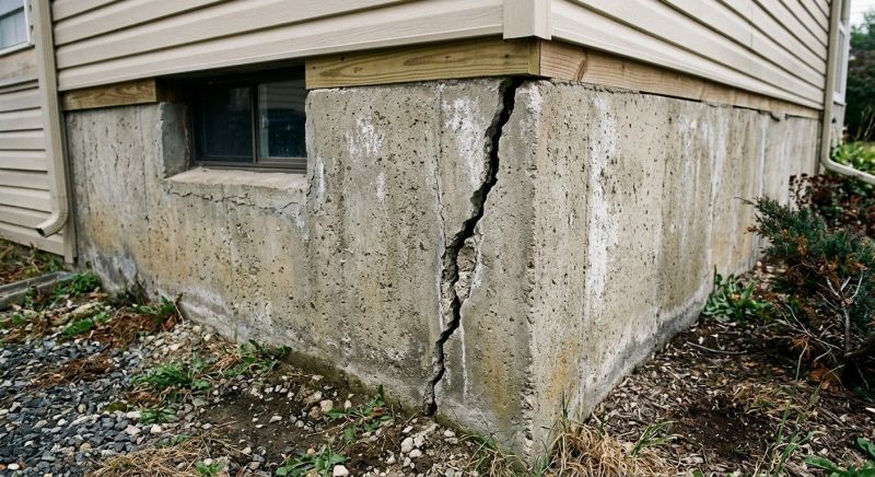 Foundation Crack Repair in Higgins Lake, MI