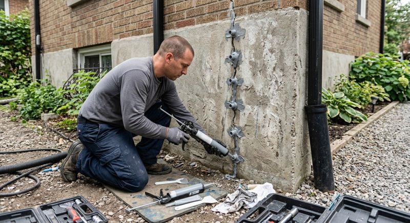 Foundation Crack Repair in Houghton Lake, MI