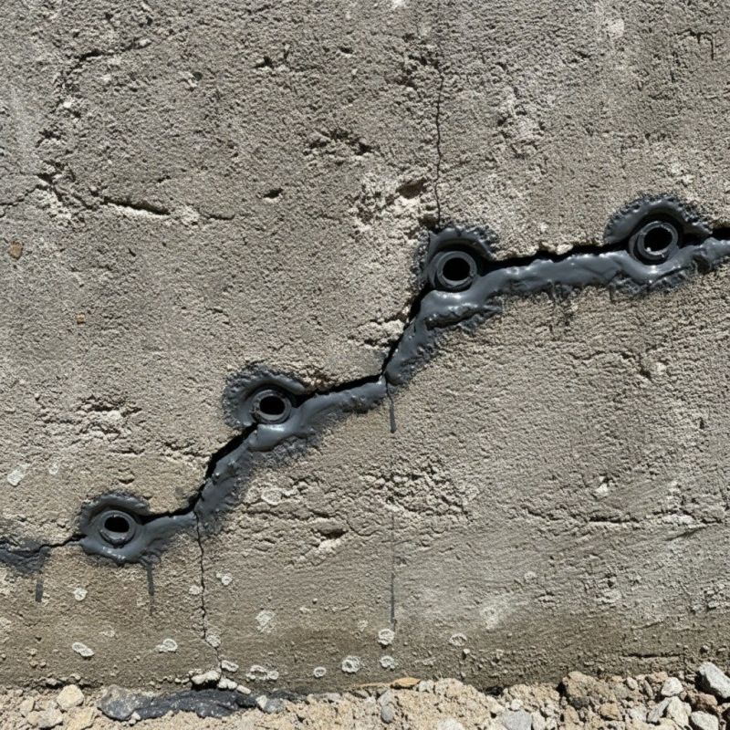 Foundation Crack Sealing in Houghton Lake, MI