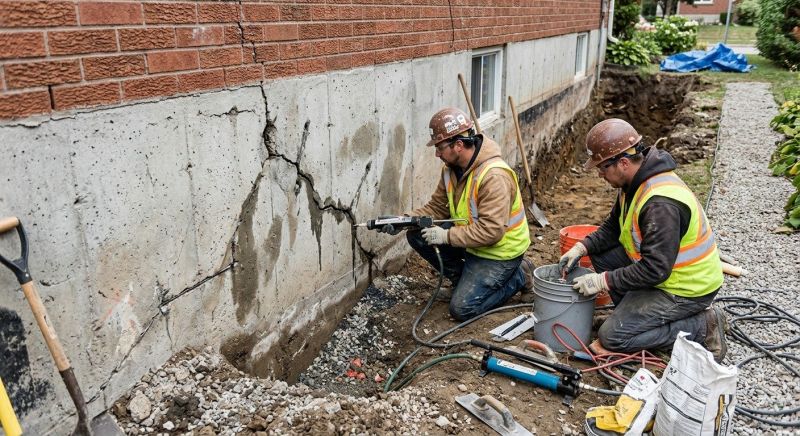 Foundation Cracks Repair in Houghton Lake, MI