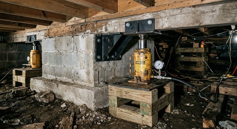 Foundation Jacking in Gladwin, MI
