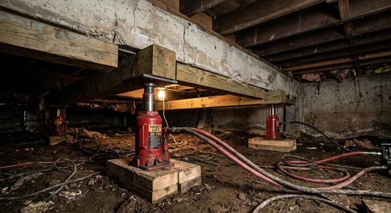 Foundation Jacking in Grayling, MI
