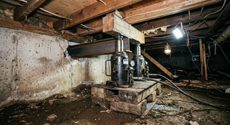 Foundation Jacking in Harrison, MI