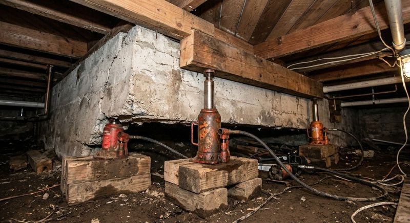 Foundation Jacking in Houghton Lake Heights, MI
