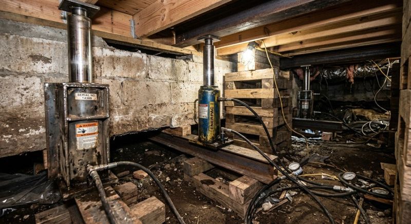 Foundation Jacking in Houghton Lake, MI