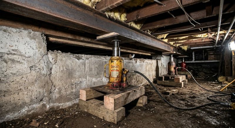 Foundation Jacking in Prudenville, MI