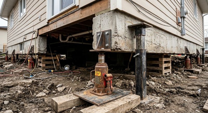 Foundation Jacking in Roscommon, MI