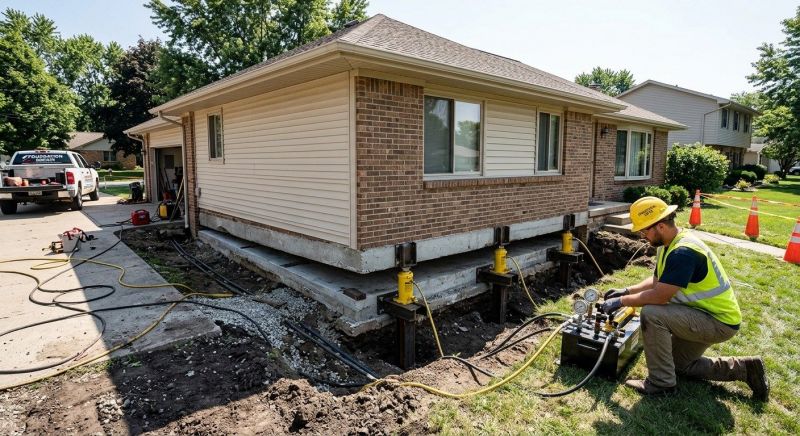 Foundation Lifting in Gladwin County, MI