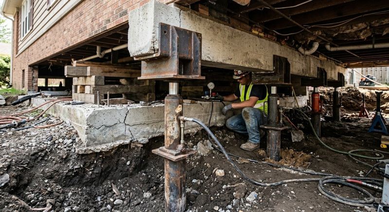 Foundation Lifting in Harrison, MI