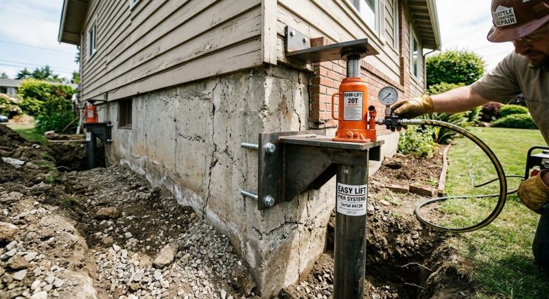 Foundation Lifting in Houghton Lake, MI
