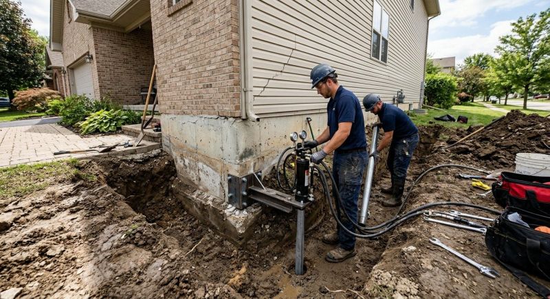 Foundation Settlement Repair in Houghton Lake, MI