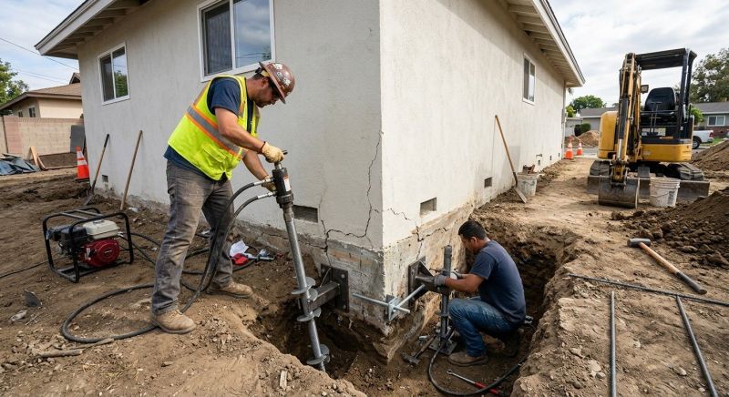 Foundation Stabilizing in Houghton Lake Heights, MI