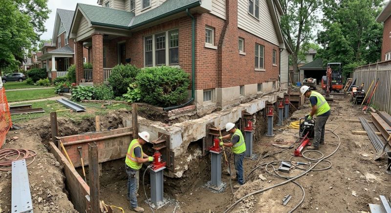 Foundation Underpinning in Houghton Lake, MI