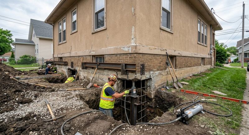 Foundation Underpinning in Houghton Lake, MI
