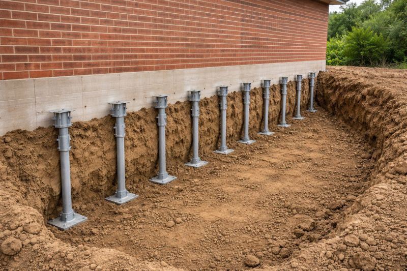 Helical Pile Installation in Houghton Lake, MI