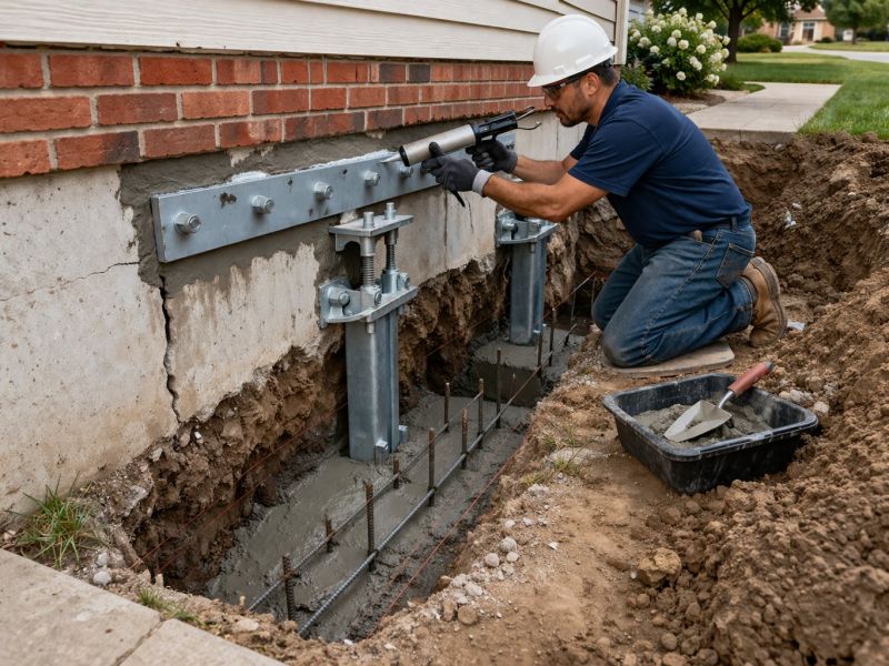 Home Foundation Repair in Gladwin County, MI