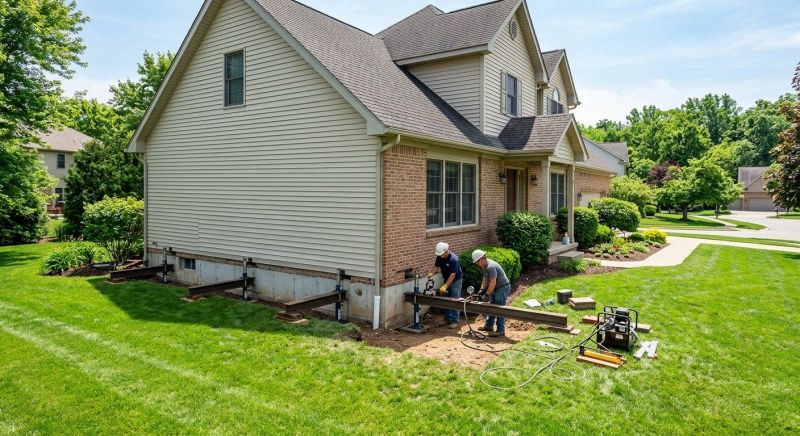 House Foundation Leveling in Houghton Lake, MI