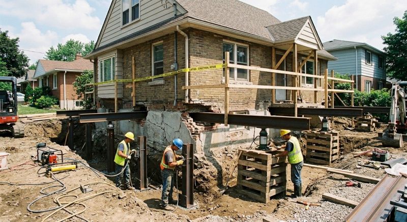 House Foundation Repair in Roscommon, MI