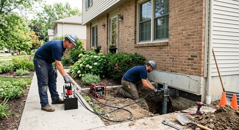 Settling Foundation Service in Houghton Lake, MI