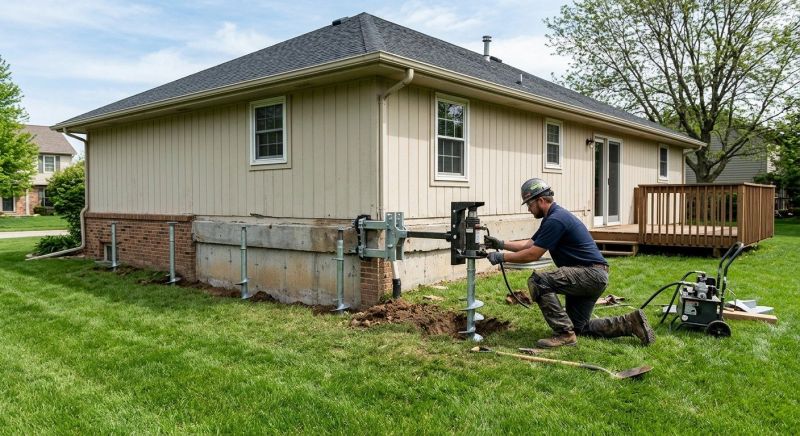 Settling Foundation Service in Houghton Lake, MI