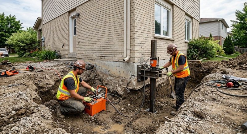 Sinking Foundation Lifting in Houghton Lake, MI