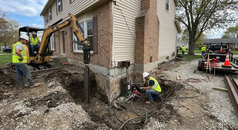 Sinking Foundation Repair in Roscommon County, MI