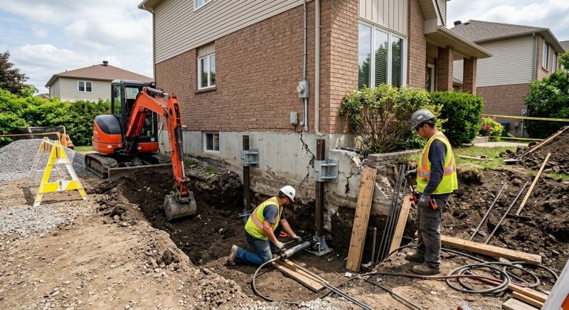 Slab Foundation Repair in Houghton Lake, MI