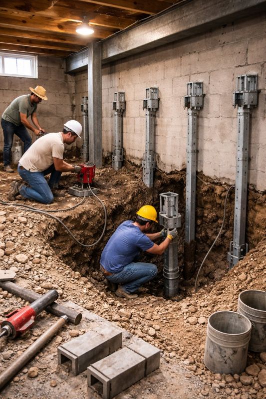 Structural Underpinning in Houghton Lake, MI
